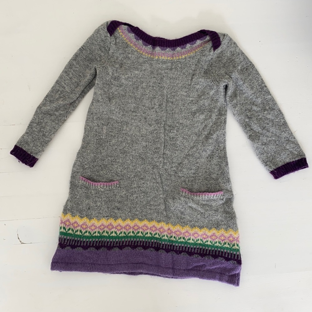 Mini Biden Sweater Dress, 12-18 mo